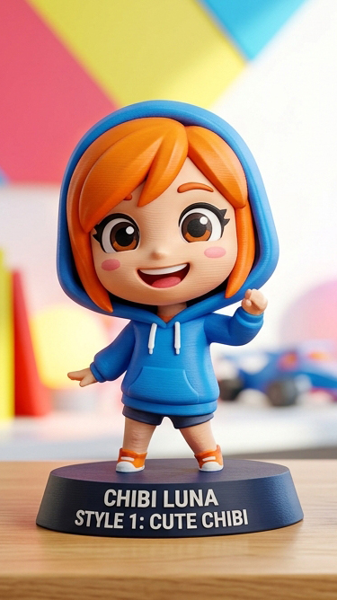 Chibi style figurine